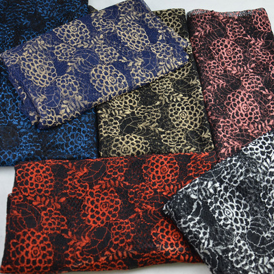 【特價(jià)紅色混合紡織 蕾絲面料女裝服飾輔料布料 廠家直銷現(xiàn)貨】?jī)r(jià)格,廠家,圖片,花邊類,廣州美靚絲紡織品-